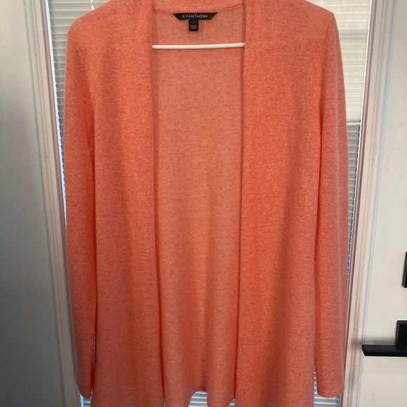 41 Hawthorn Sweaters - 41 Hawthorn 100% Cashmere Coral Cardigan Sweater